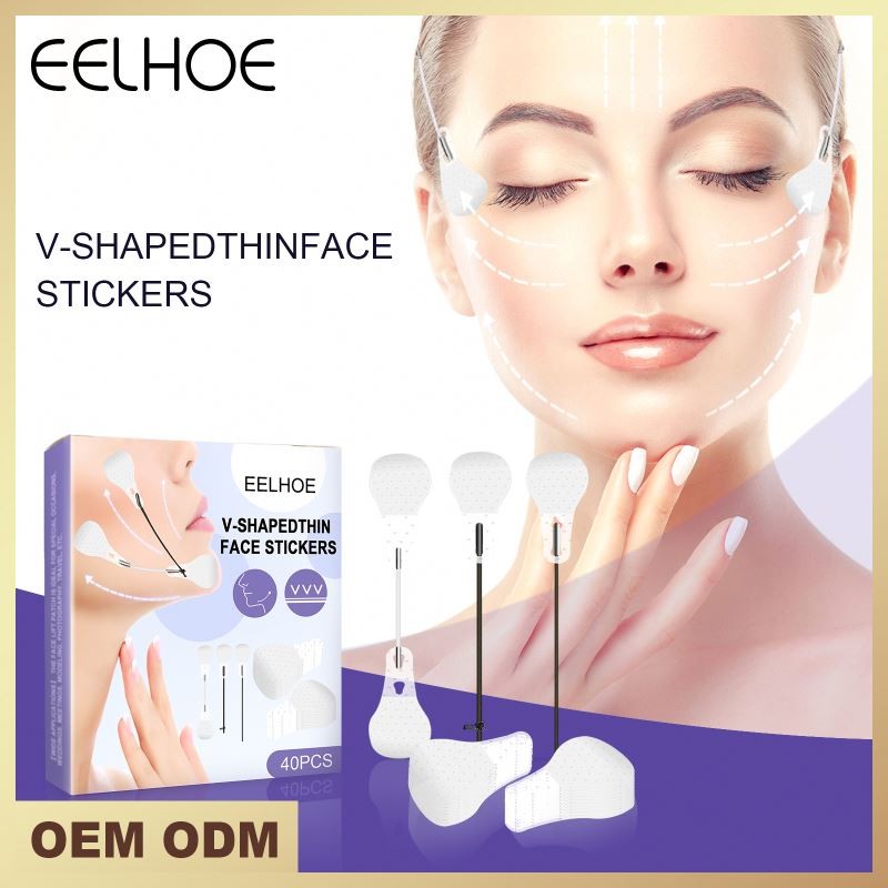 Eelhoe Face Neck Invisible Lift Tape Thin Face Facial Line Anti Wrinkle Sticker V Face Shaper Artifact Invisible Sticker