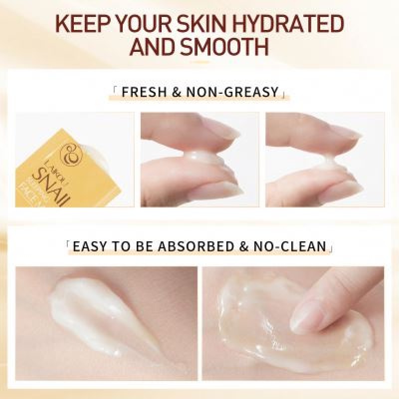 LAIKOU Travel Size Skin Care Face Mask Herbal Anti-Aging Snail Sleeping Moisturizing Nourishing Ingredients