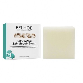 Eelhoe Goat Milk Protein Solid Soap Deep Cleansing Skin Repair Oil Control Makeup Remover Moisturizing Bath Skin Care Soap