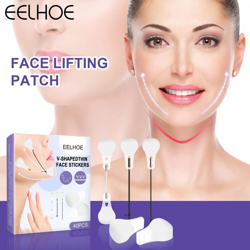 Eelhoe Face Neck Invisible Lift Tape Thin Face Facial Line Anti Wrinkle Sticker V Face Shaper Artifact Invisible Sticker