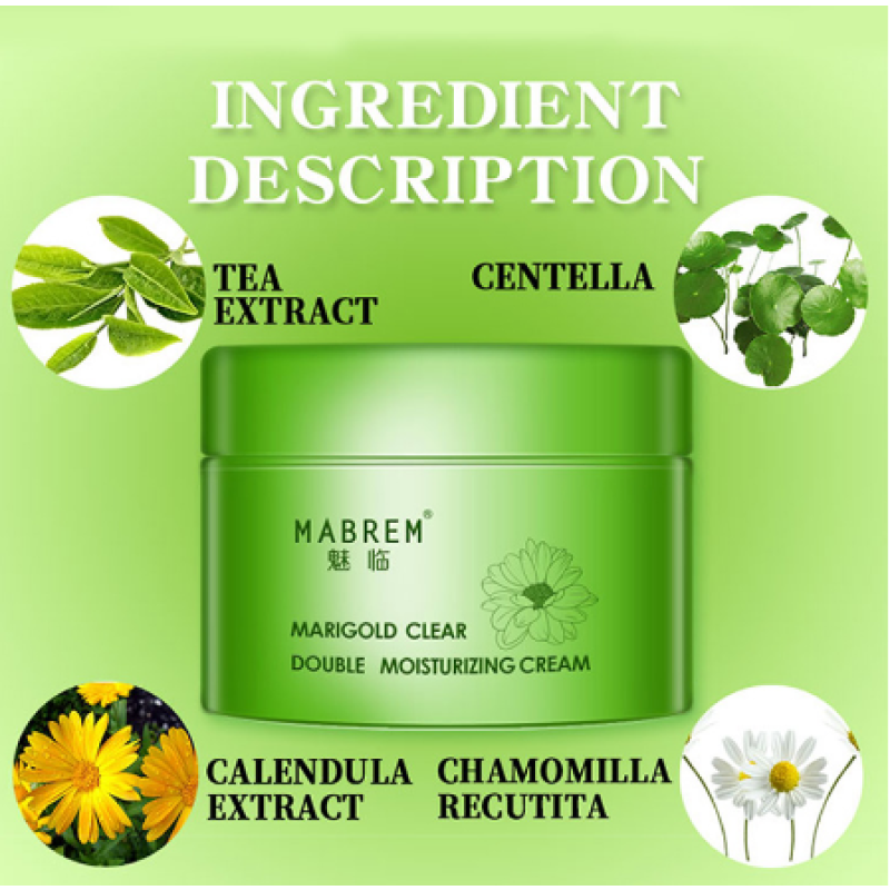 MABREM Moist, Clear, Delicate,Smooth Marigold clear Double Moisturizing Cream