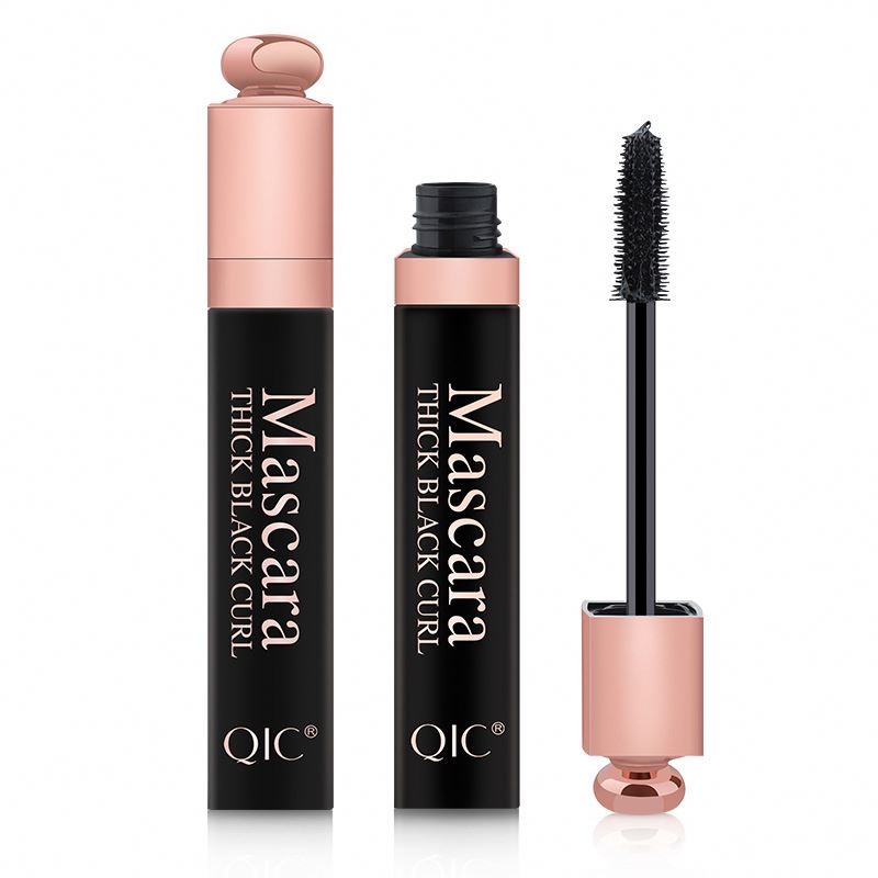 For QIC 24H Smudge-Free Waterproof for Mascara Thick Black Curl Herbal Liquid Eyelash Enhancer Q806 Makeup