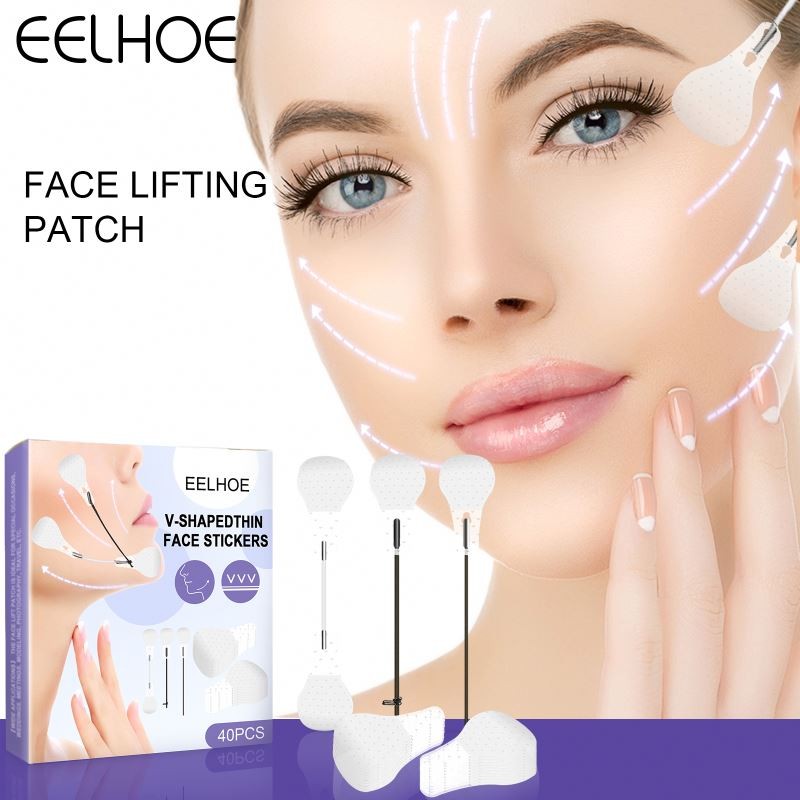 Eelhoe Face Neck Invisible Lift Tape Thin Face Facial Line Anti Wrinkle Sticker V Face Shaper Artifact Invisible Sticker
