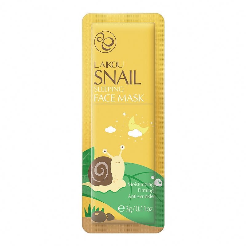 Laikou Sakura Seaweed Snail Koala Matcha Sleeping Face Hydrating Moisturizing Repairing Brightening Firming Sheet Travel