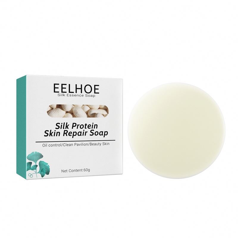 Eelhoe Goat Milk Protein Solid Soap Deep Cleansing Skin Repair Oil Control Makeup Remover Moisturizing Bath Skin Care Soap