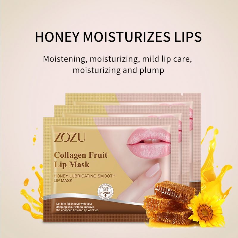 ZOZU 3 Type  Moisturizing Nourishing Firming Lightening Anti-wrinkle Collagen Crystal Lip Mask