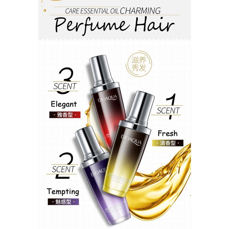 BIOAQUA Natural Hair Repair Care Essential Oil Nourishing Rose Hair Serum Oil