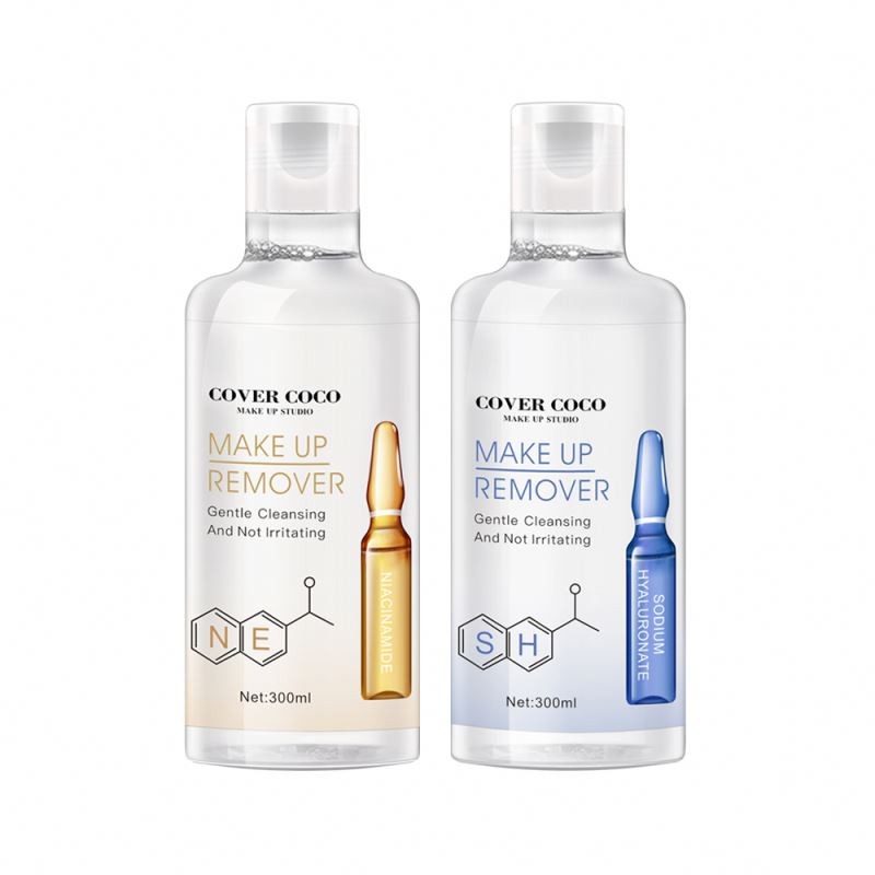 Private Label Rose Scented Micellar Cleansing Water Effective Face & Makeup Removing Water