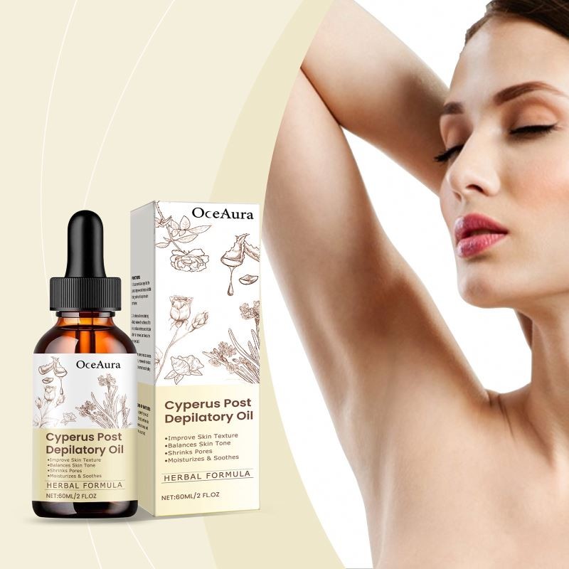 OCEAURA After Hair Removal Repairing Soothing Shrinking Pores Natural Cyperus Rotundus Essential Oil