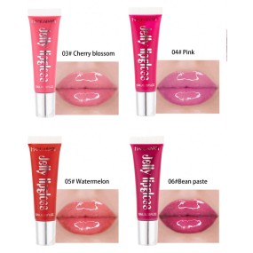 HANDAIYAN Moisturizer Natural Jelly Lip Gloss Plumping Lipgloss Glass Lip Plumper Makeup Waterproof Lipstick Cosmetics 12 Colors