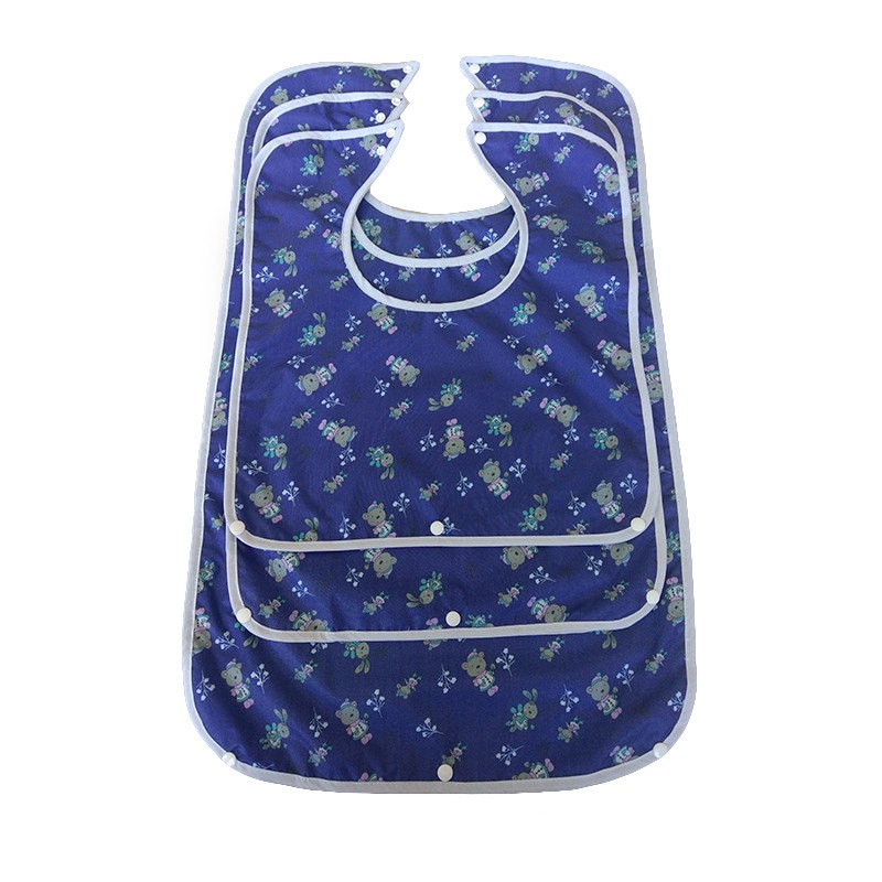 Clothing Protector Bib Supplier - PVC Waterproof Printing Snaps