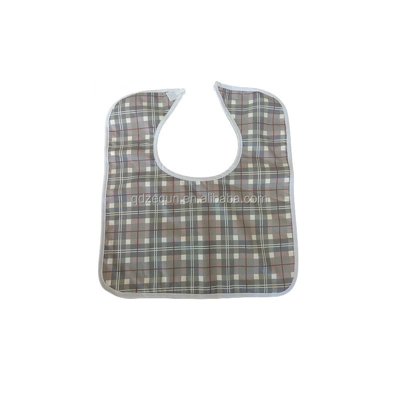 Adult Bib Manufacturer - Waterproof Sleeveless Crumb Catcher