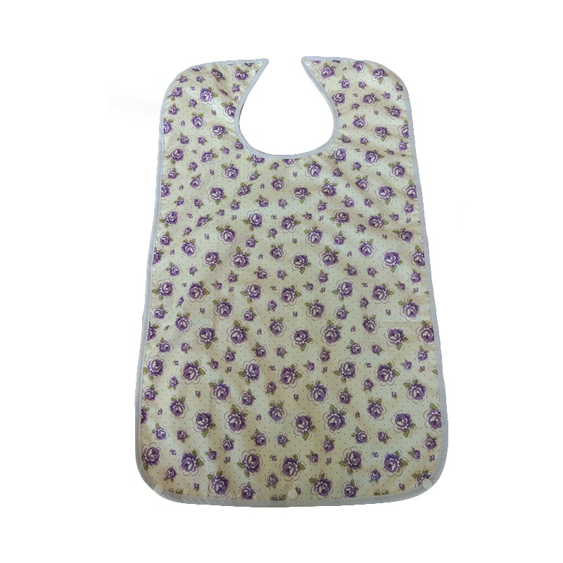 Adult Bibs Manufacturer - Terry Clothing Protector Dots Print
