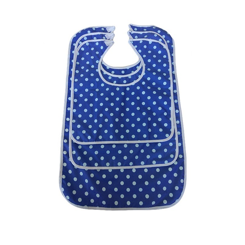 Adult Bibs Factory - Vinyl Backing Snack Closure Green