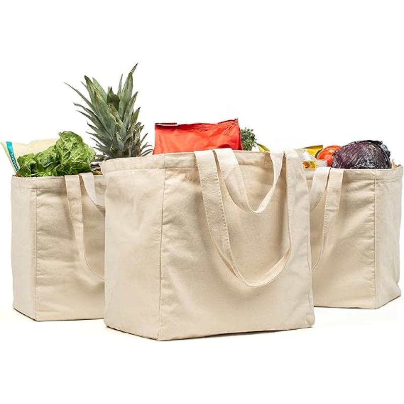 Women Canvas Bag Manufacturer - Heavy Duty Large Grocery Tote
