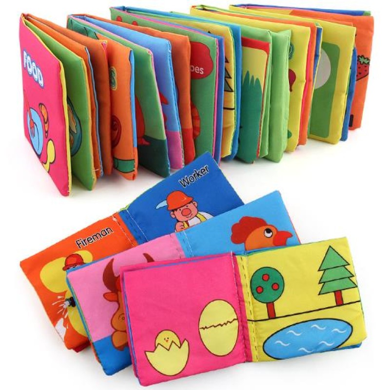 Baby Cloth Book Factory - Soft Educational Toddler Toys