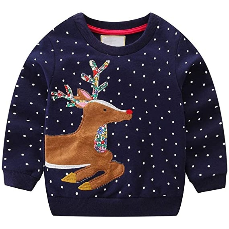 Kids Pullover Supplier - Cute Long Sleeve Christmas Jumper