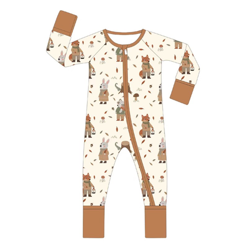 Baby Jumpsuit Manufacturer - New Design Bamboo Soft Printed