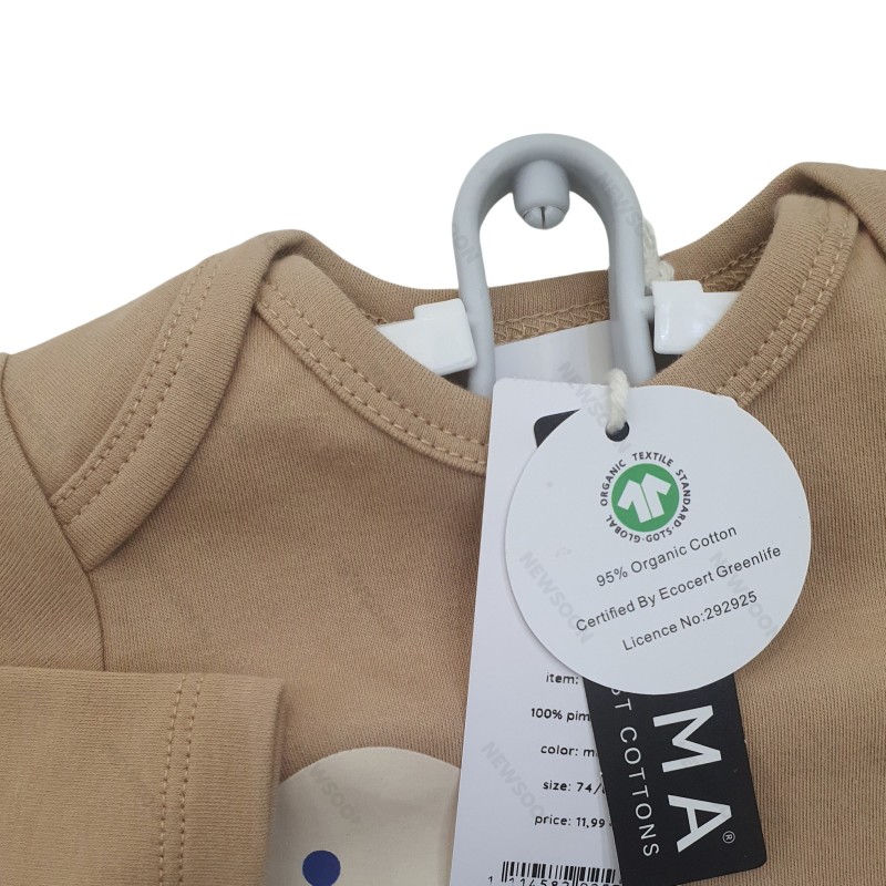 Baby Rompers Factory - RTS Supima Cotton Printed Long Sleeve