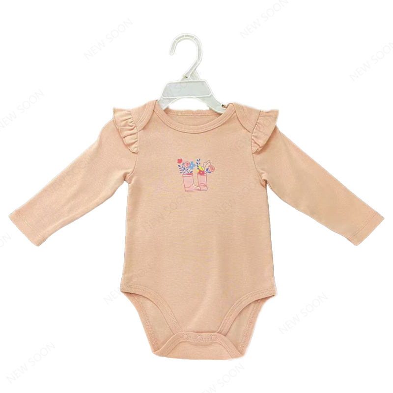 Baby Clothes Set Manufacturer - Long Sleeve Bamboo Printed Pjs
