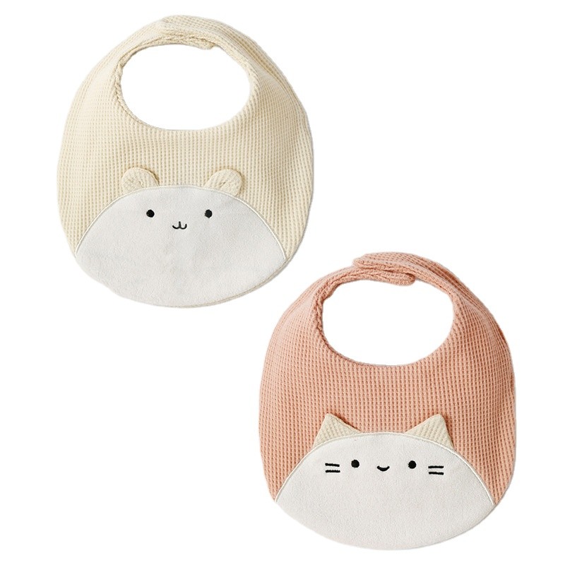 Baby Bib Manufacturer - Cotton Waffle Embroidered OEM
