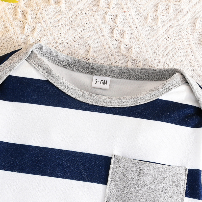 Baby Romper Manufacturer - Comfortable Button Three-Piece Set