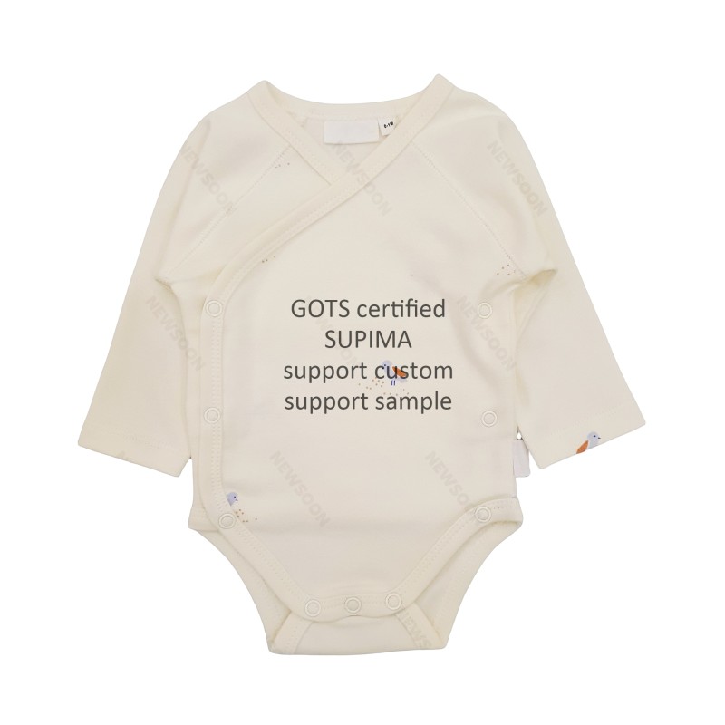 Baby Romper Supplier - GOTS Certified Pima Cotton Breathable