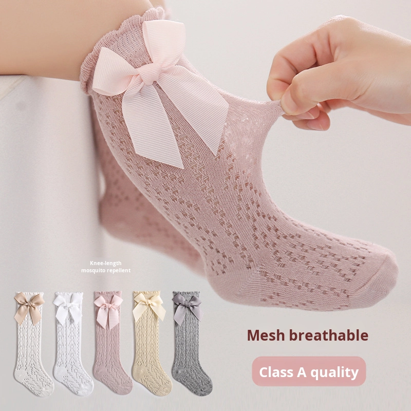 Children Stockings Manufacturer - Korean Bow Princess Mesh