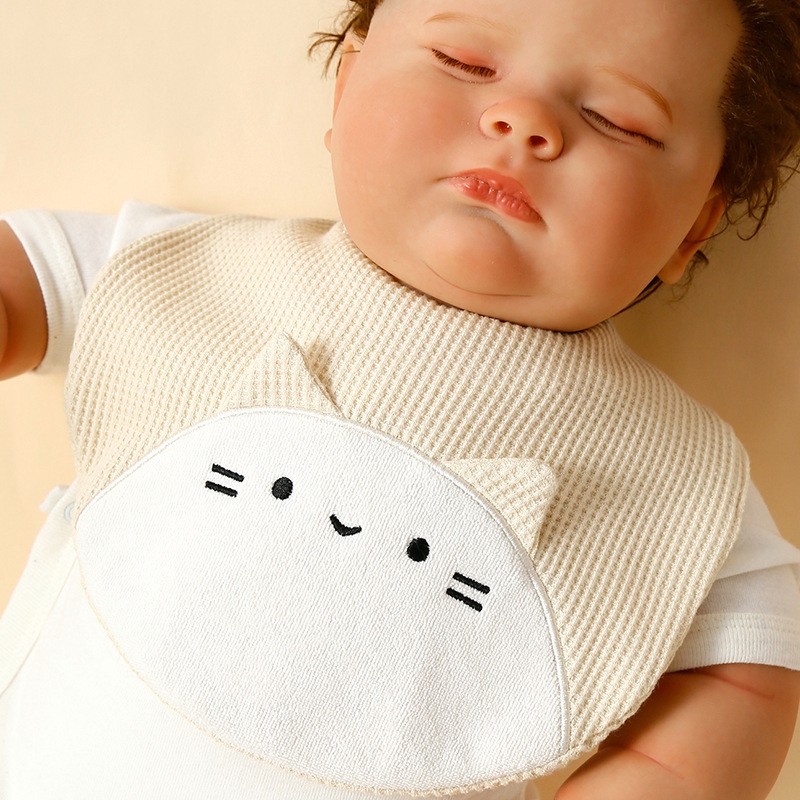 Baby Bib Manufacturer - Cotton Waffle Embroidered OEM