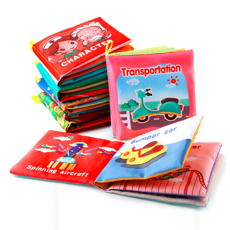 Cloth Book Supplier - 3D Early Education English Palm