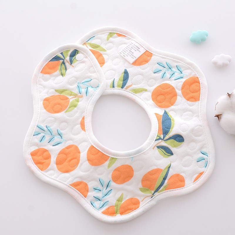 Baby Bib Supplier - Cotton Front Absorbent Waterproof