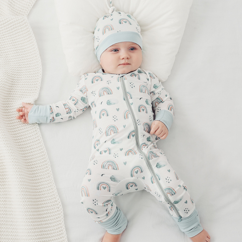 Infant Romper Supplier - Bamboo Knitted Button Closure Jumpsuit