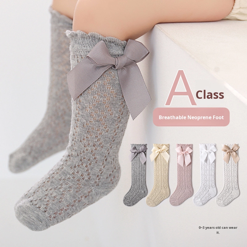 Children Stockings Manufacturer - Korean Bow Princess Mesh