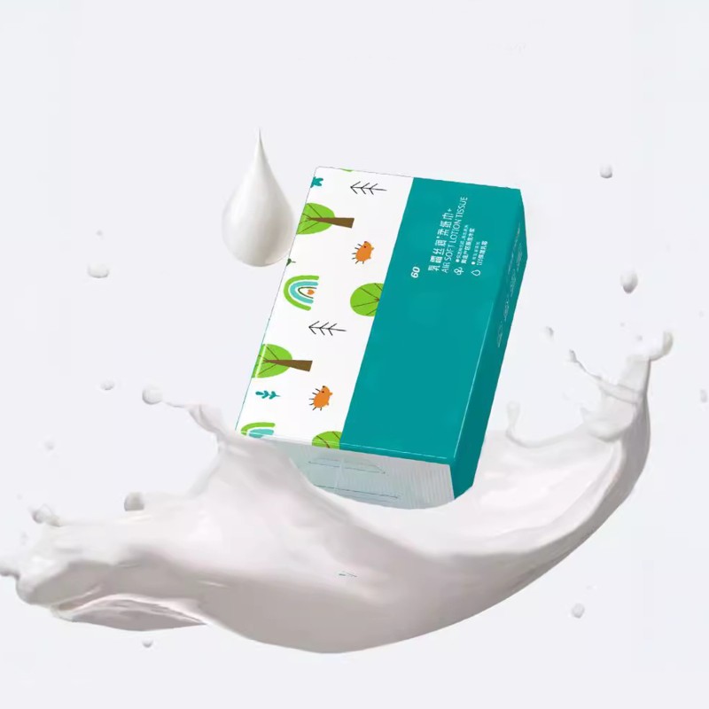 Facial Tissue Factory - Soft Pack Disposable Skin Care