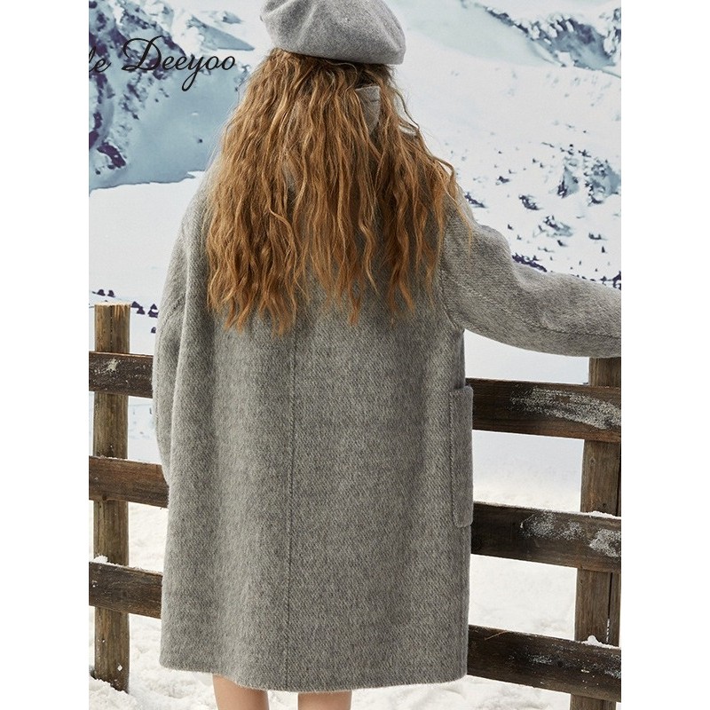 Girls Coat Manufacturer - Double-Sided Cashmere Wool Outwear