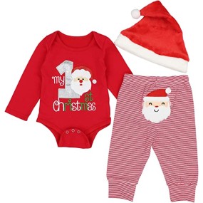 Baby Clothing Set Manufacturer - Christmas Santa Hat Cotton