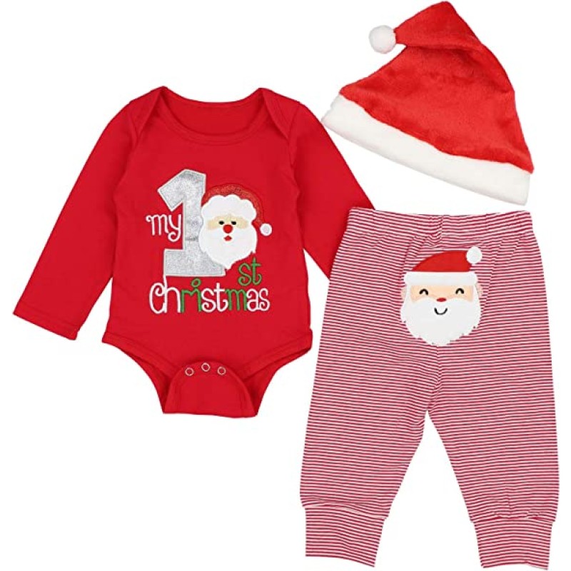 Baby Clothing Set Manufacturer - Christmas Santa Hat Cotton