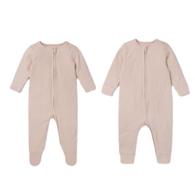 Bamboo Cotton Romper Factory - Unisex Double Zipper ODM Custom