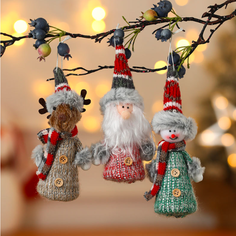 Christmas Pendant Factory - Cross-border Flannelette Doll