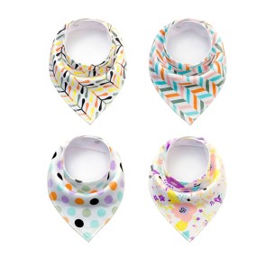 Baby Bib Manufacturer - High Quality Terry Bandana Snap