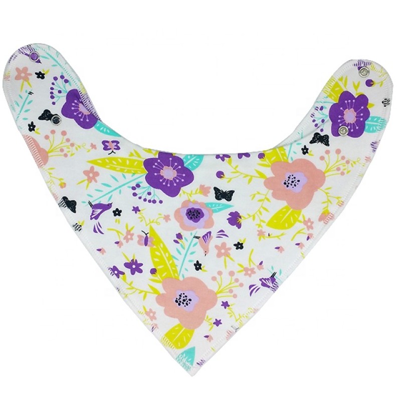 Baby Bib Manufacturer - High Quality Terry Bandana Snap