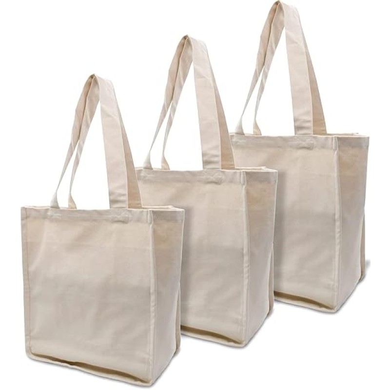 Women Canvas Bag Manufacturer - Heavy Duty Large Grocery Tote