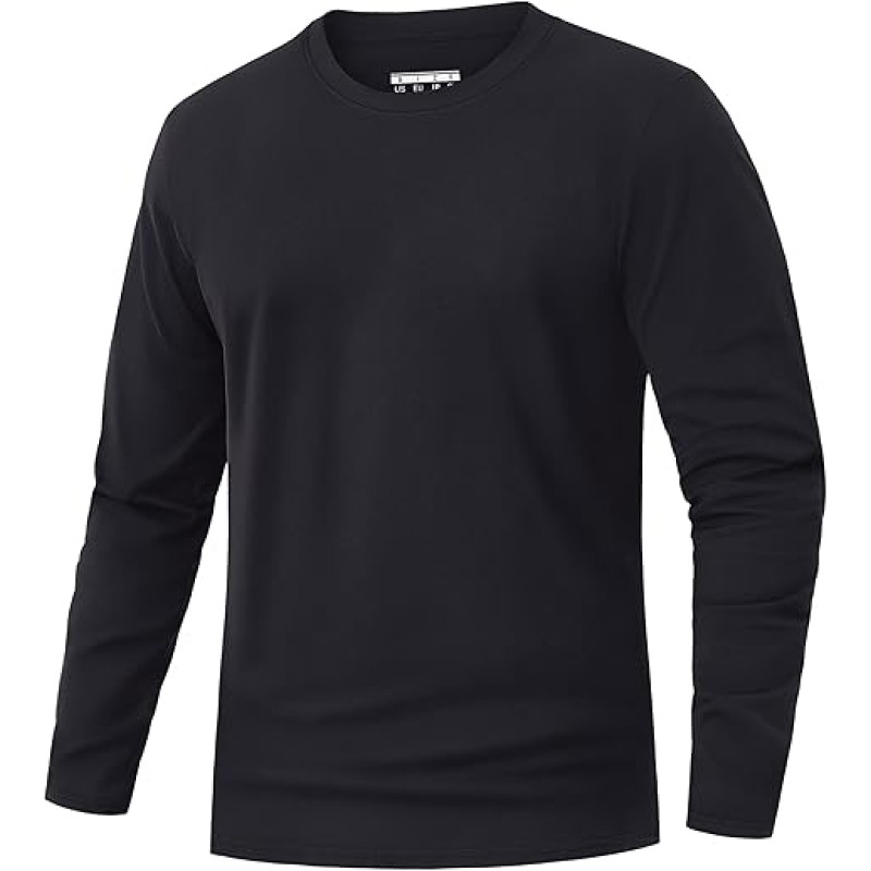 Mens Long Sleeve T-Shirt Supplier - Custom Supima Cotton Printed