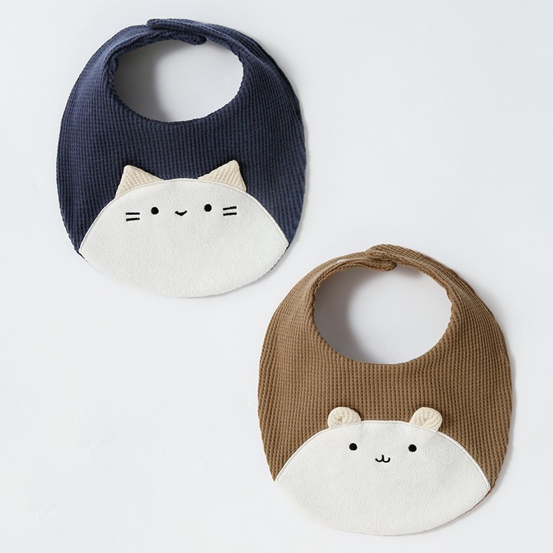 Baby Bib Manufacturer - Cotton Waffle Embroidered OEM