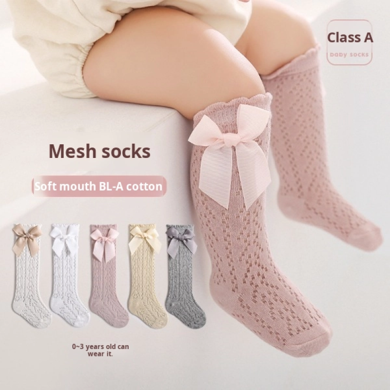 Children Stockings Manufacturer - Korean Bow Princess Mesh