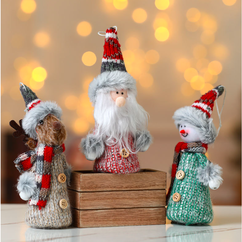 Christmas Pendant Factory - Cross-border Flannelette Doll