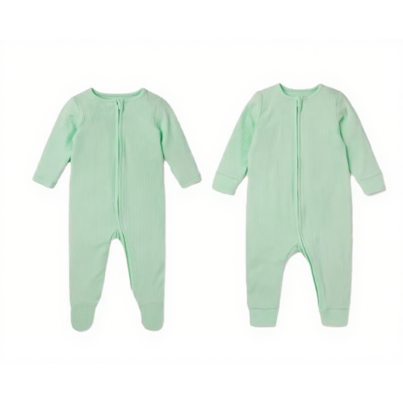 Bamboo Cotton Romper Factory - Unisex Double Zipper ODM Custom