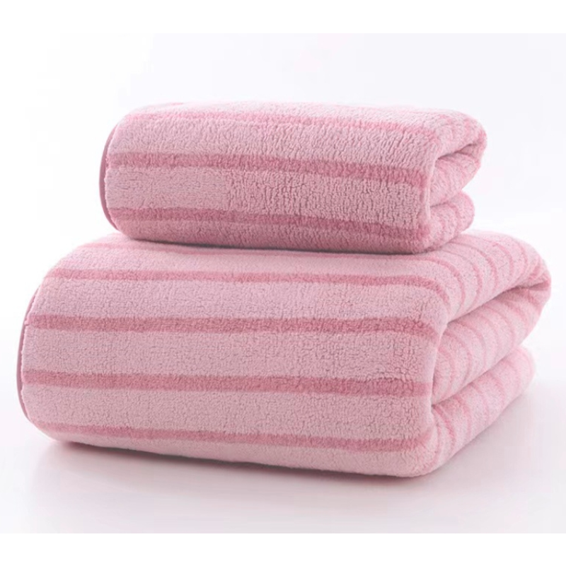 Hand Bath Towels Supplier - Custom Coral Fleece Jacquard