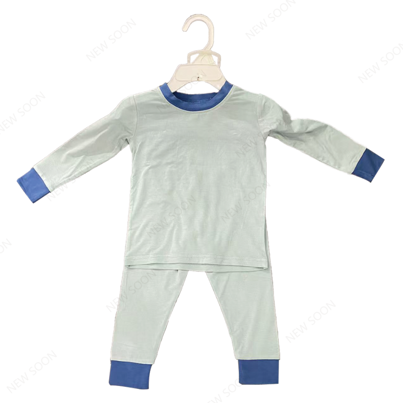 Baby Clothes Set Manufacturer - Long Sleeve Bamboo Printed Pjs