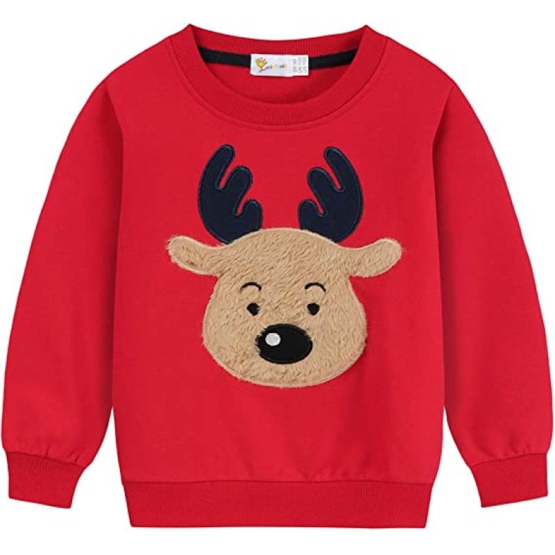 Kids Pullover Supplier - Cute Long Sleeve Christmas Jumper
